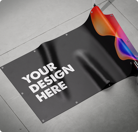 Custom Vinyl Banners (Up to 48" Wide) — Full Color