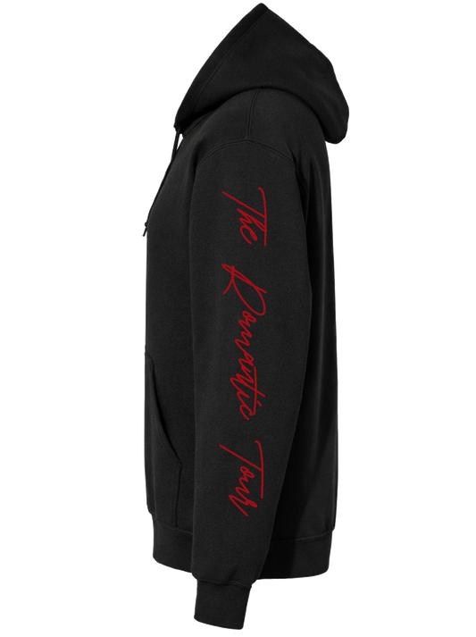 Bruno Mars “Romantic Script Sleeve” Tour Hoodie – Black Edition