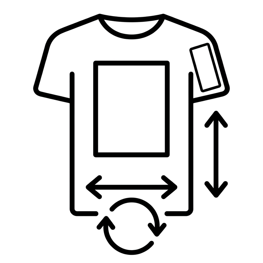 Front, Sleeve and Back Print