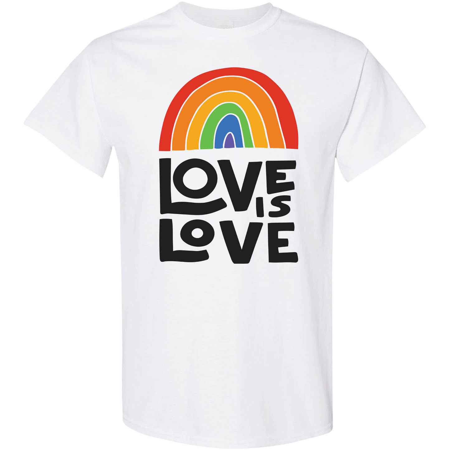 Love Is Love Rainbow Shirt | LGBTQ+ Pride Equality Tee