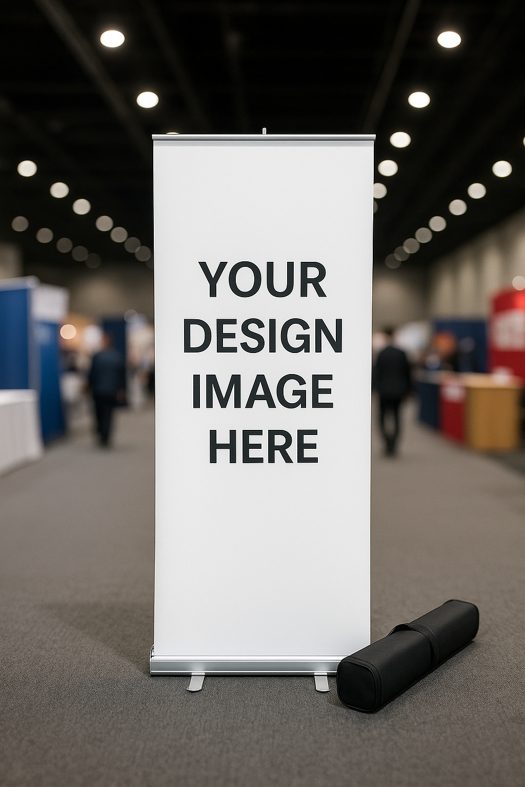 Roll‑Up Banner 33×81 — Economy or Premium Base (Carry Case Included)