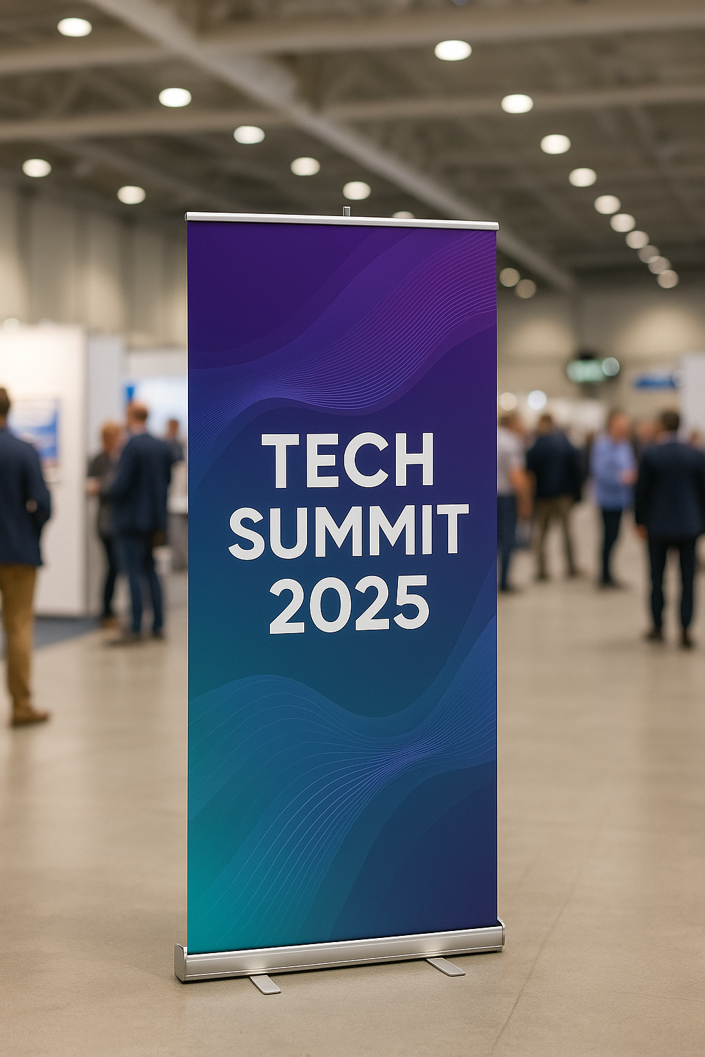 Roll‑Up Banner 33×81 — Economy or Premium Base (Carry Case Included)