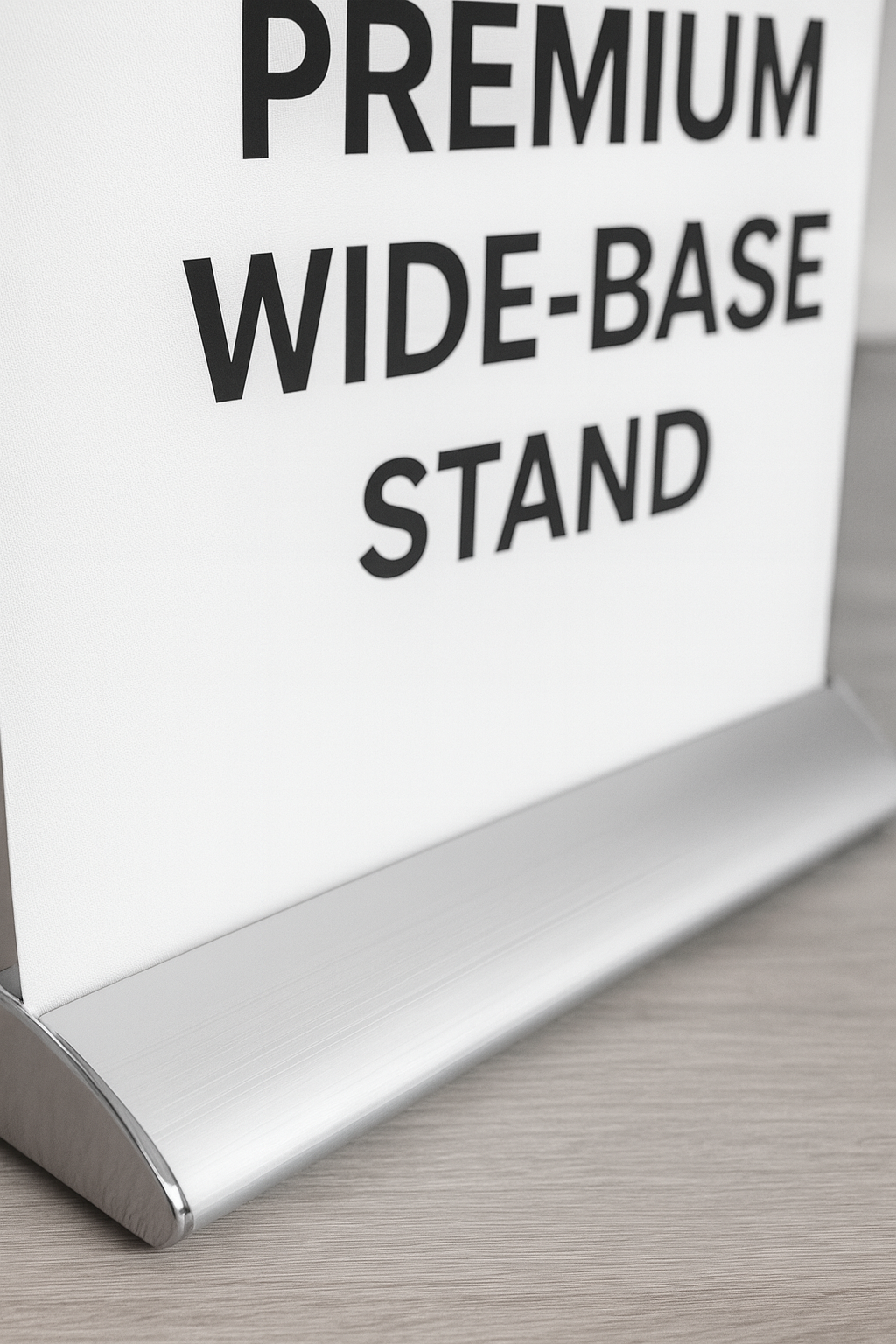 Roll‑Up Banner 33×81 — Economy or Premium Base (Carry Case Included)