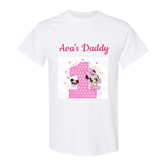 Adult Round Neck T-shirts Small-Large