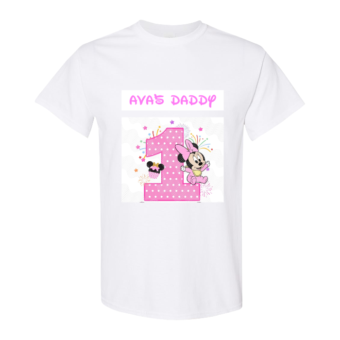 Adult Round Neck T-shirts Small-Large