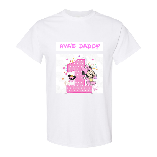 Adult Round Neck T-shirts Small-Large