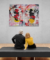 Love Split Canvas (Set of 2)