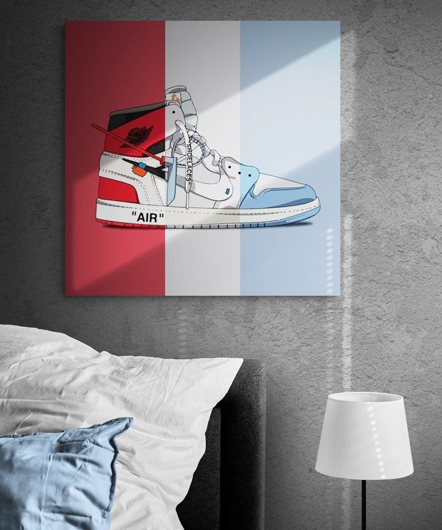 Tri-Colored Sneaker