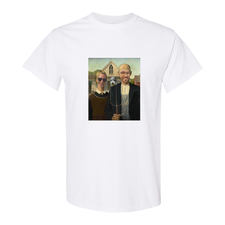 Adult Round-Neck T-Shirts (S–L)