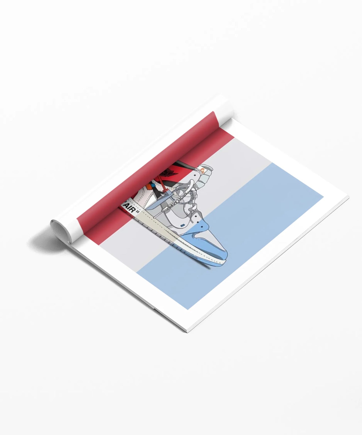 Tri-Colored Sneaker