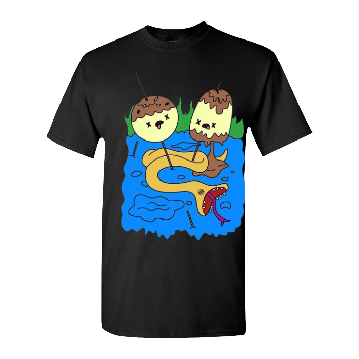 Adult Round Neck T-shirts Small-Large