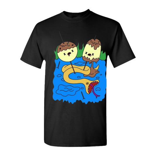 Adult Round Neck T-shirts Small-Large