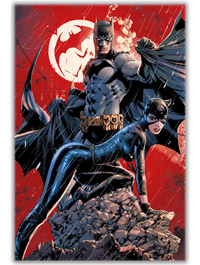 Bold Red Comic Collage