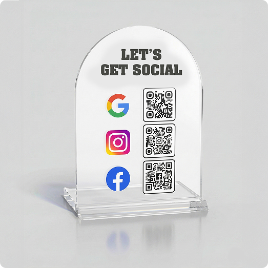 Acrylic Table Signs