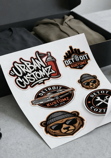 Product Labels on Sheets
