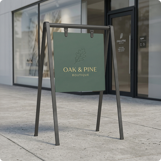 Metal A-Frame Signs
