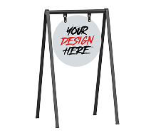 Metal Signicade A-Frames Circle