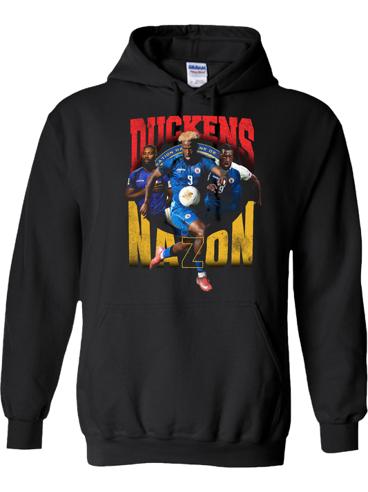 Duckens Nazon “Haitian Powerstrike” No.9 Hoodie – Blue Nation Edition