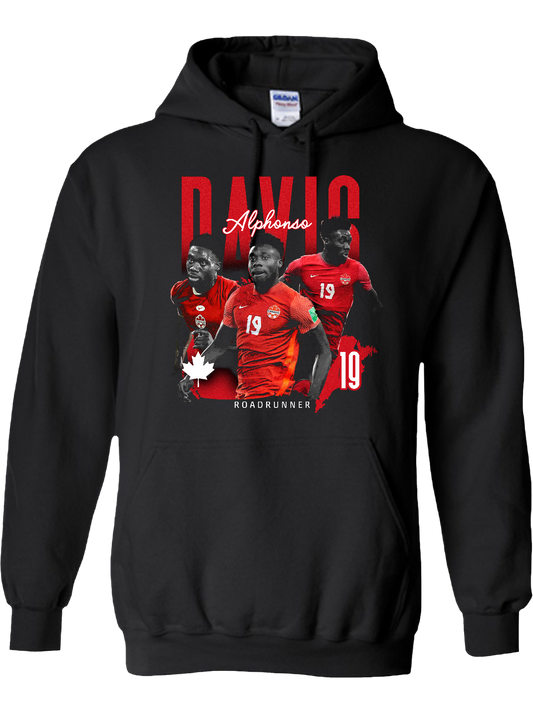 Alphonso Davies “Roadrunner Signature” Hoodie – Canada Red Edition