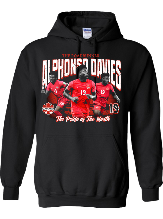 Alphonso Davies “Pride of the North” Roadrunner Hoodie – Canada Edition
