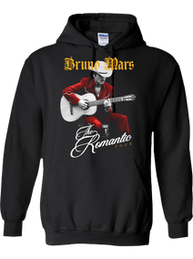 Bruno Mars “Golden Roses Sleeve” Romantic Tour Hoodie – Black Edition
