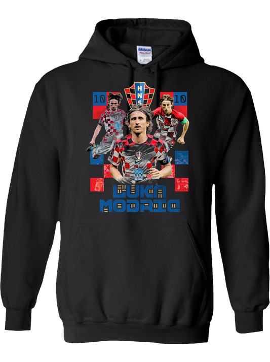 Luka Modrić “Maestro of Croatia” No.10 Hoodie – HNS Crest Edition