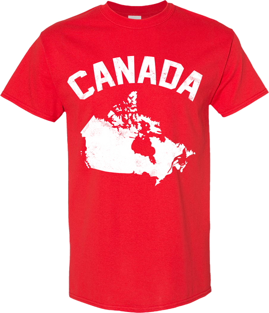 Canada Map Shirt | Bold Canadian Pride Tee