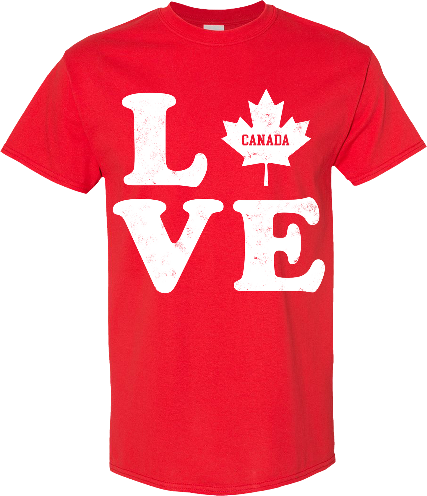 Canada LOVE Maple Leaf Shirt | Canadian Pride Tee