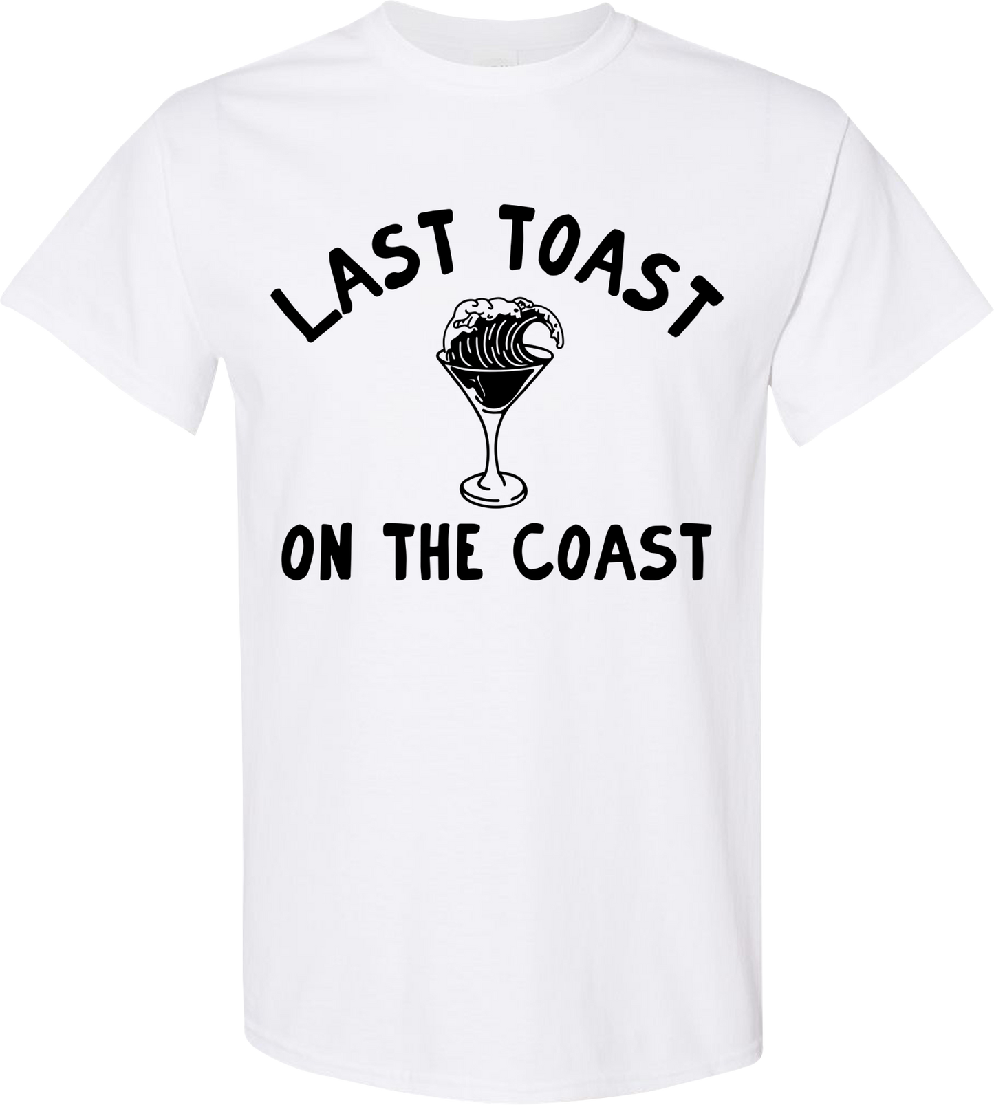 Last Toast on the Coast Shirt | Beach Bachelorette Party Tee