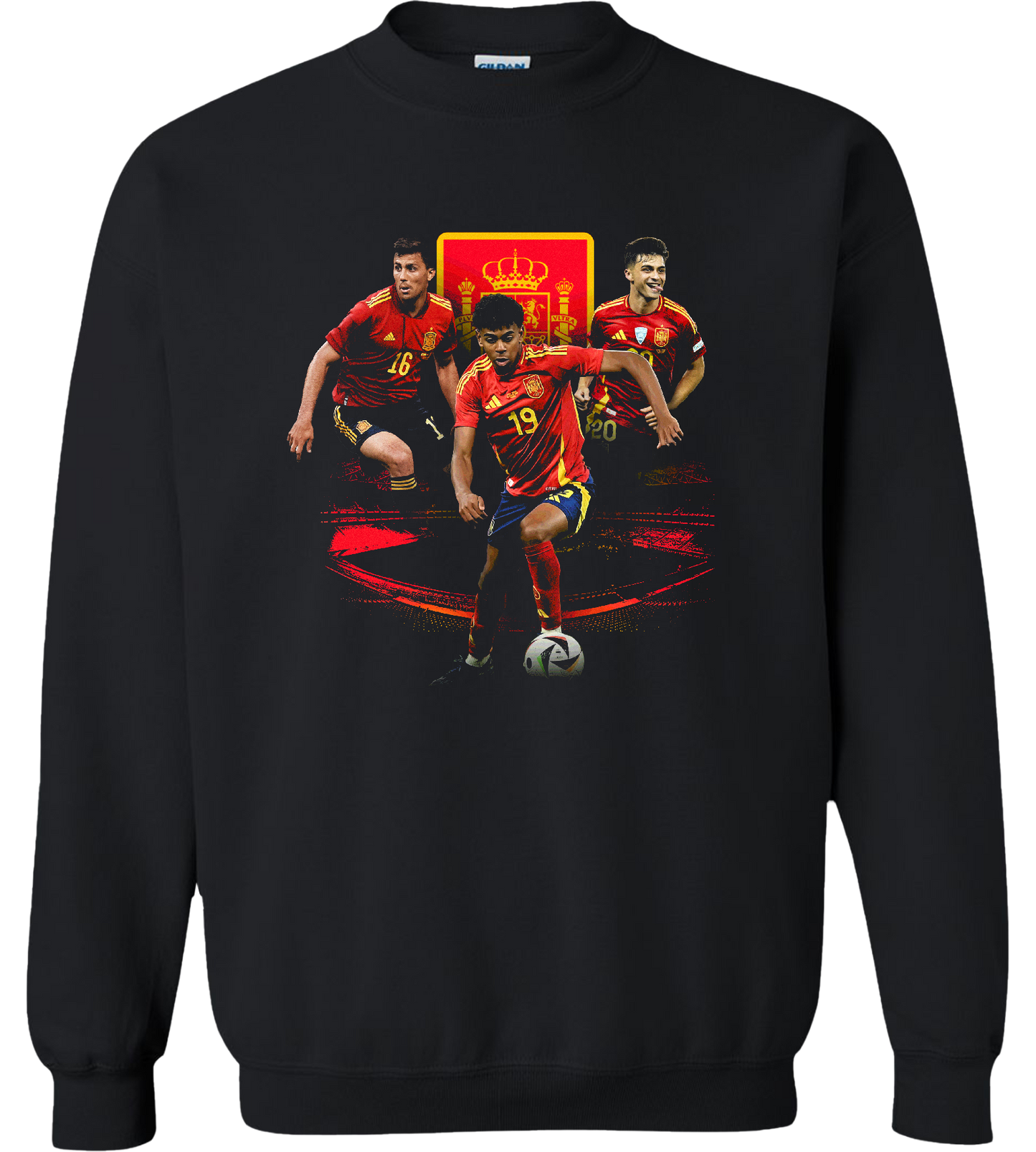 Spain National Team “La Roja Triple Threat” Graphic Tee – Spain Football