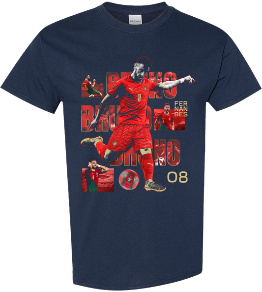 Bruno Fernandes “08 Playmaker Legacy” Graphic Tee – Portugal National Team