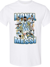Lionel Messi “Argentina GOAT No.10 Legacy” Graphic Tee – Argentina National Team
