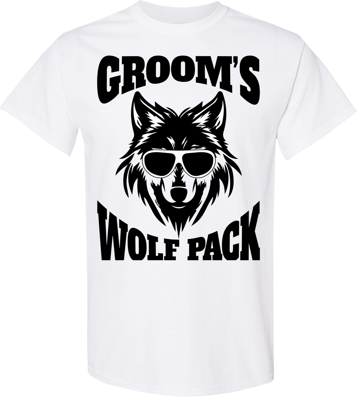 Groom’s Wolf Pack Shirt | Bachelor Party Crew Matching Tee