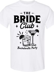 The Bride Club Bachelorette Party Shirt | Bride Squad Matching Tee