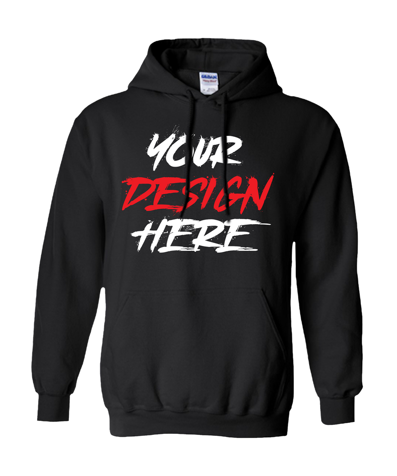 adult custom hoodie from Urban Customz - Black