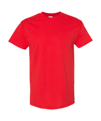 Men red roundneck t shirt