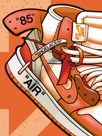 Orange Sneaker