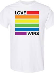 Love Wins Rainbow Shirt | LGBTQ+ Pride Equality Tee