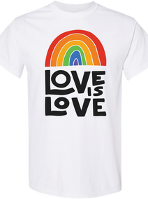 Love Is Love Rainbow Shirt | LGBTQ+ Pride Equality Tee