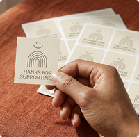 Product Labels on Sheets