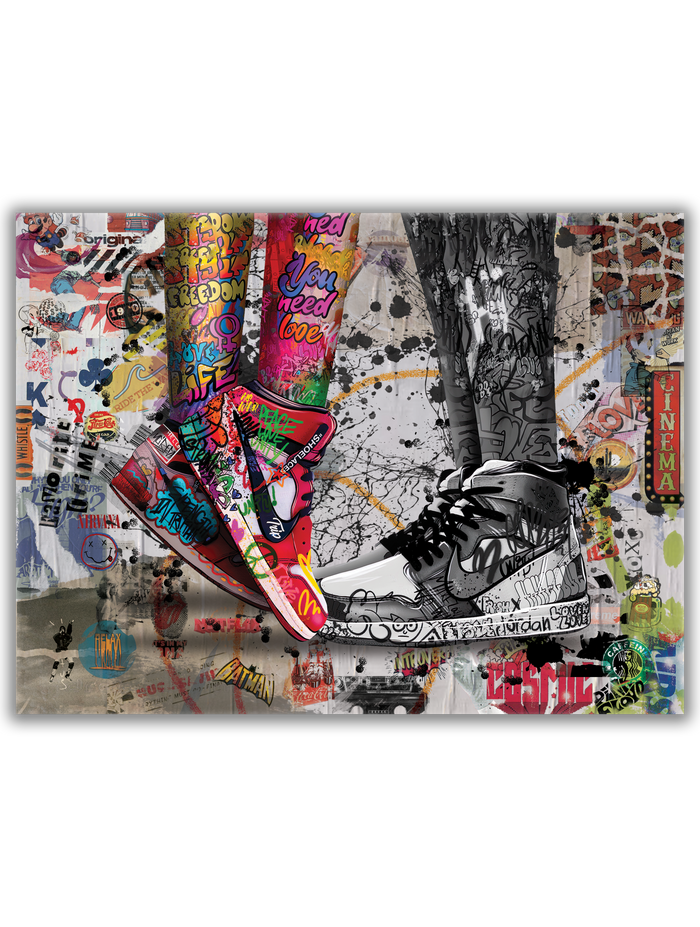 Fashion & streetwear wall art by Urban Customz