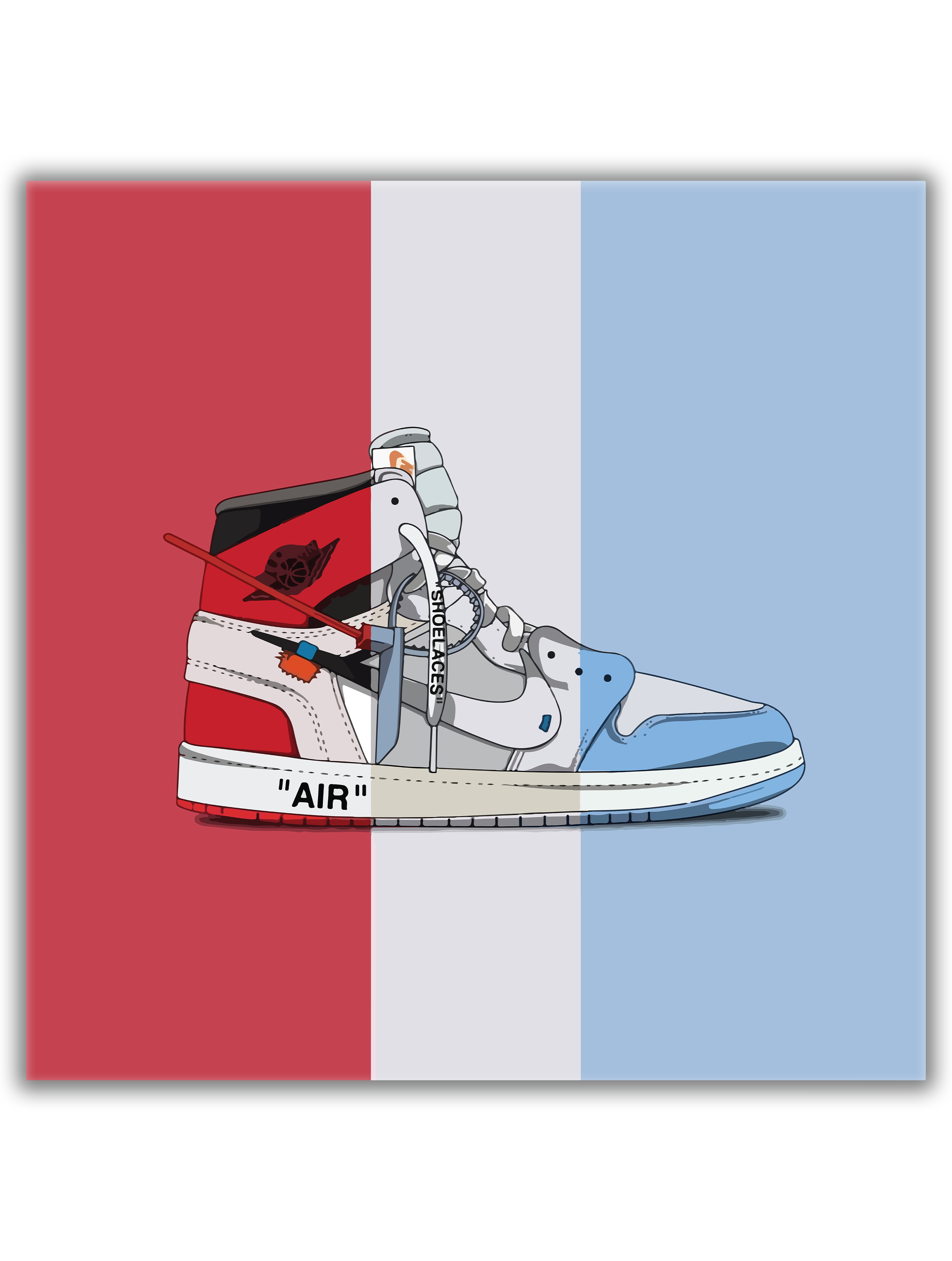 Tri-Colored Sneaker – Urban Customz