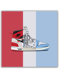 Tri-Colored Sneaker