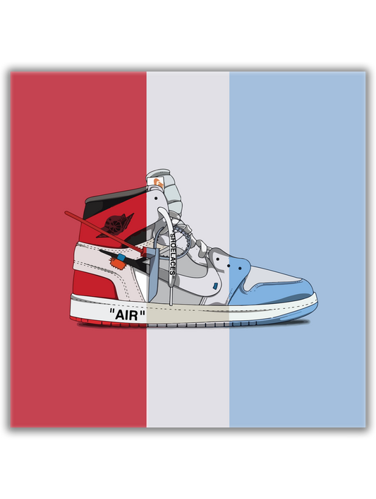 Tri-Colored Sneaker