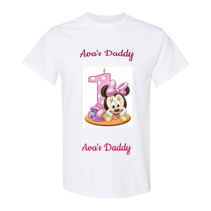 Adult Round Neck T-shirts Small-Large