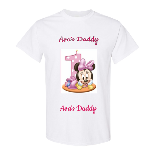 Adult Round Neck T-shirts Small-Large