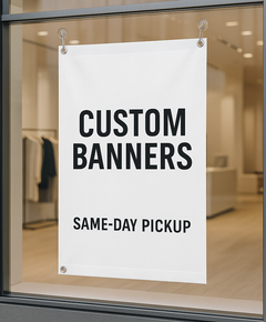 Custom Vinyl Banners (Up to 48" Wide) — Full Color