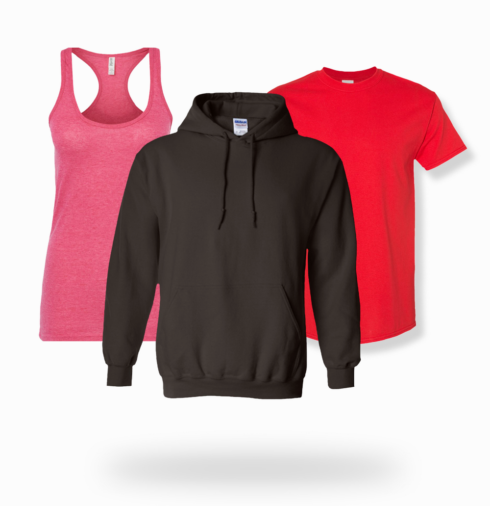 Custom tank top, hoodie and t-shirt by Urban Customz