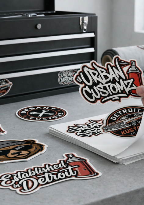 Die-Cut Sticker Singles