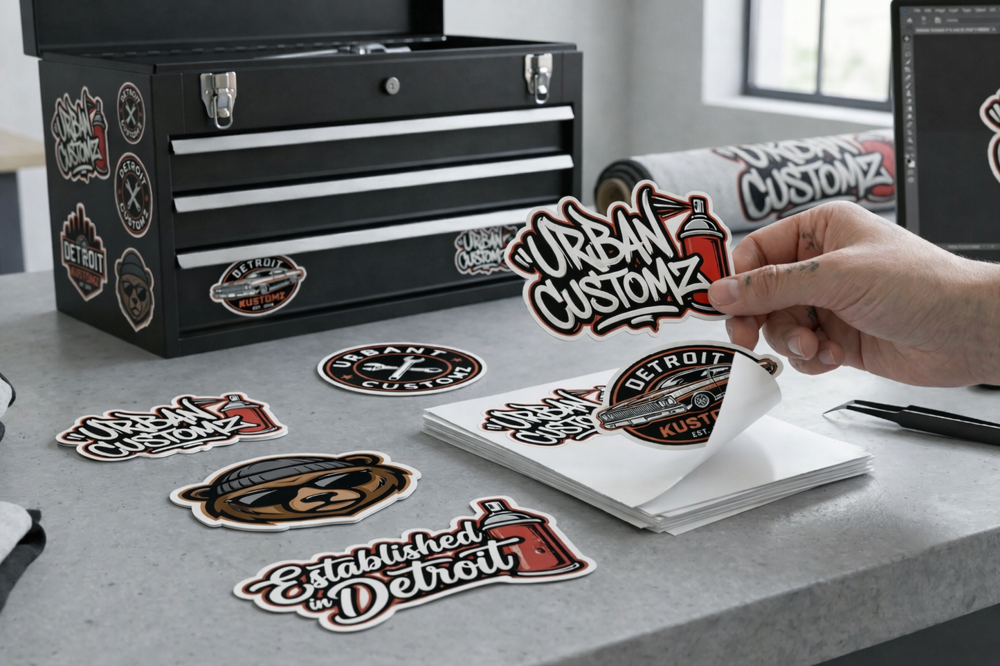 Die-Cut Sticker Singles